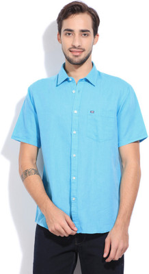 

Arrow Sport Men's Solid Casual Blue Shirt, Lt. blue
