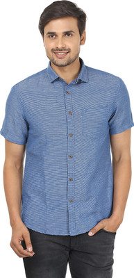 

John Players Men's Solid Casual Blue Shirt, � 1a1�