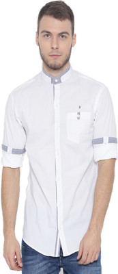 

Fifty Two Men's Solid Casual White Shirt