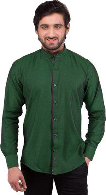 

Tag & Trend Men's Solid Casual Green Shirt, India green