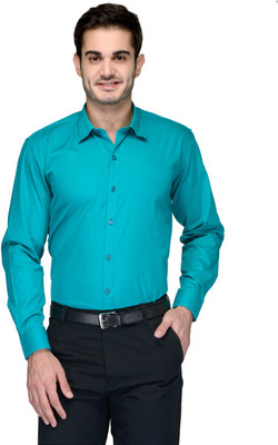 

FabTag - Being Fab Men's Solid Casual Green Shirt, Mint green