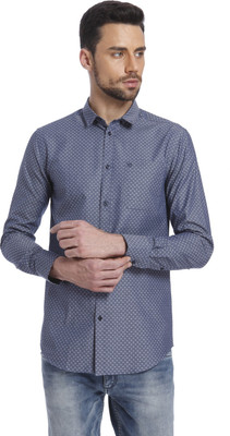 

Jack & Jones Men's Polka Print Casual Blue Shirt