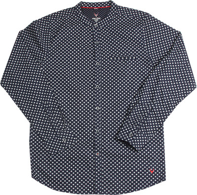 

Allen Solly Junior Boys Printed Casual Dark Blue Shirt, Navy
