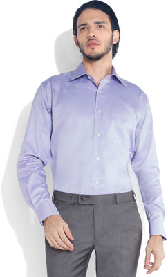 

Raymond Men's Solid Formal Dark Blue Shirt