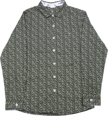 

Allen Solly Junior Boys Printed Casual Grey Shirt
