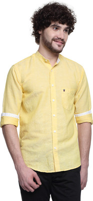 

D'Indian Club Men's Solid Casual Multicolor Shirt, Yellow