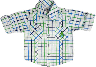 30% OFF on Kooka Baby Boys Checkered Casual Stand Collar Shirt 30% OFF on Kooka Baby Boys Checkered Casual Stand Collar Shirt