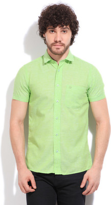 

Integriti Men's Solid Casual Green Shirt