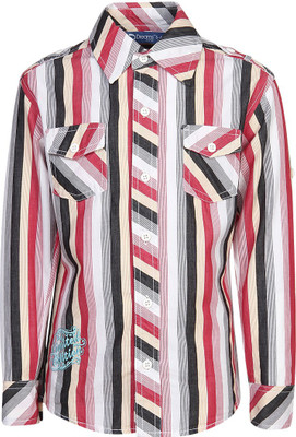

Dreamszone Boys Striped Casual Red, White Shirt