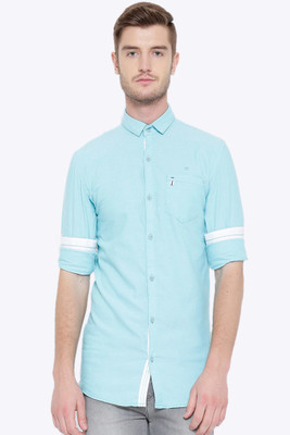 

Fifty Two Men's Solid Casual Blue Shirt, Light blue.