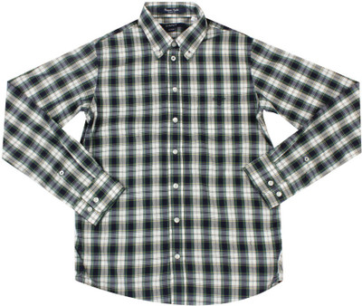 

Gant Boys Checkered Casual White, Dark Blue, Green Shirt, Blu02