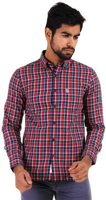 

U.S. Polo Assn Men's Checkered Casual Red Shirt
