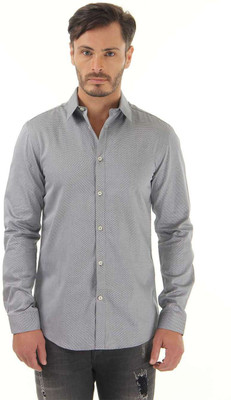 

Jack & Jones Men's Polka Print Casual Black Shirt