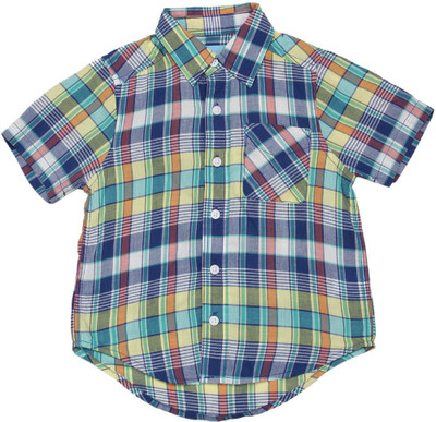 

The Children's Place Boys Checkered Casual Multicolor Shirt, 1207