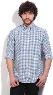 

Gant Men's Checkered Casual White, Blue, Green Shirt, 314