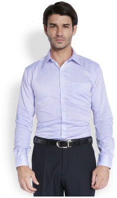 

Park Avenue Men's Printed Casual Purple Shirt