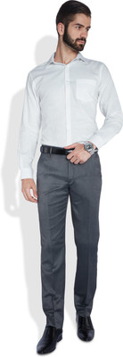 

Park Avenue Men's Striped Formal Grey Shirt