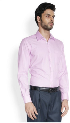 

Raymond Men's Solid Casual Purple Shirt