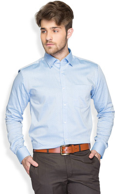 

Park Avenue Men's Solid Formal Blue Shirt