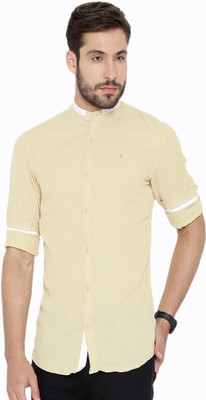 

Fifty Two Men's Solid Casual Beige Shirt, Beige1