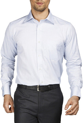 

Raymond Men's Printed Formal Blue Shirt
