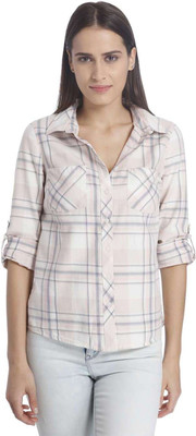 

Vero Moda Women' Striped Casual White Shirt, Antique white