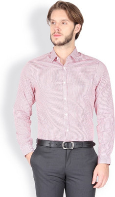 

Blackberrys Men's Checkered Casual Red, White Shirt