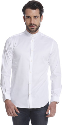 

Jack & Jones Men' Solid Casual White Shirt