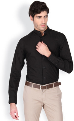 Blackberrys Men Solid Casual White Shirt