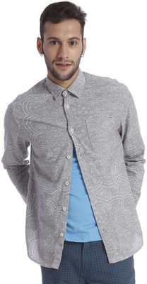 

Jack & Jones Men's Self Design Casual Shirt, Brushed nickel
