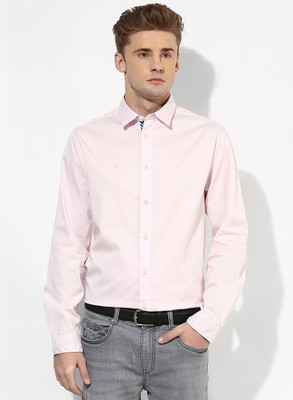 

Jack & Jones Men's Solid Casual Pink Shirt, Pink champagne