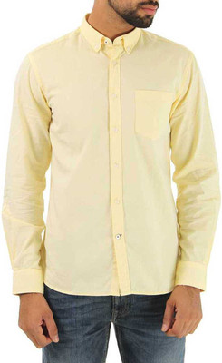 

Indian Terrain Men' Solid Casual Yellow Shirt