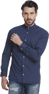 

Jack & Jones Men's Printed Casual Dark Blue Shirt, Navy