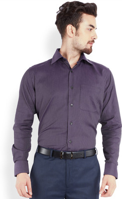

Raymond Men's Solid Formal Purple Shirt