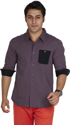 

Inspired By Boardriding Men's Checkered Casual Multicolor Shirt