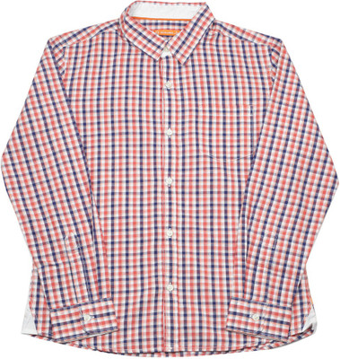 

Scullers Kids Boys Checkered Casual Orange Shirt, Yellow