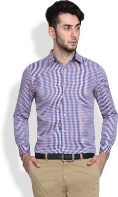 

Brooklyn Blues Men's Checkered Casual Multicolor Shirt