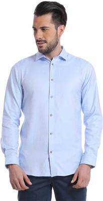 

Jack & Jones Men's Solid Casual Blue Shirt, Cashmere blue
