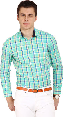 

Brooklyn Blues Men's Checkered Casual Multicolor Shirt