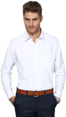 Shaftesbury London Men Solid Casual White Shirt