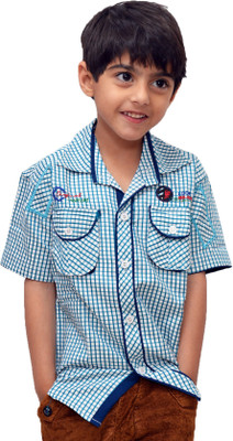 

Crux & Hunter Boy's Checkered Casual Multicolor Shirt