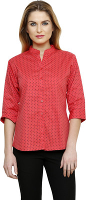 

Ritzzy Women's Solid Casual Pink Shirt