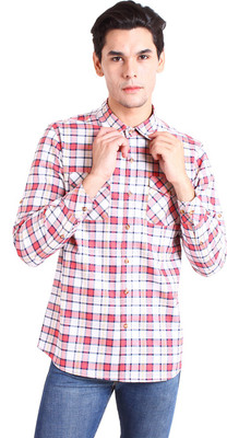 

Chokore Men Checkered Casual Multicolor Shirt, White