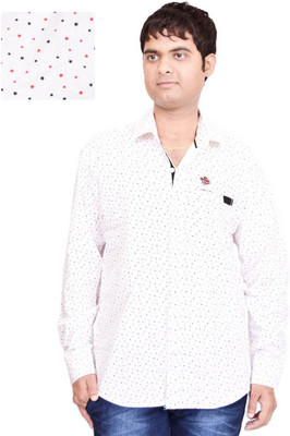 BRITISH TERMINAL Men Printed Casual Red Shirt