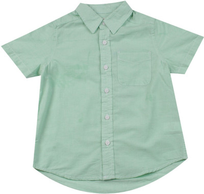 

The Children's Place Boys Solid Casual Green Shirt, 1112