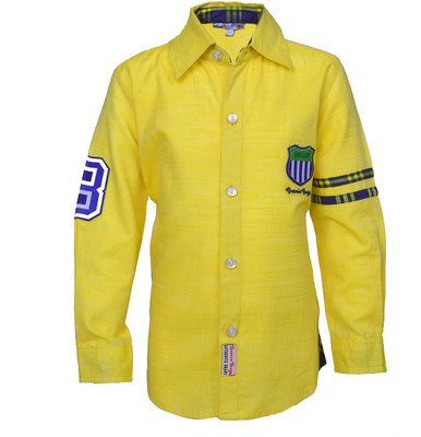 

Beanie Bugs Boys Solid Casual Yellow Shirt