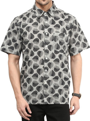 

Vivid India Men' Floral Print Casual Multicolor Shirt