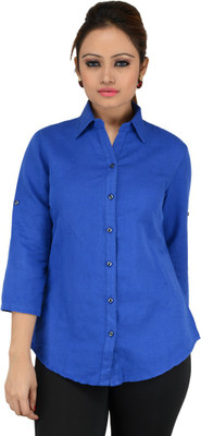 

Download Apparel Women's Solid Formal Blue Shirt
