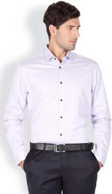 

Blackberrys Men's Printed Casual Purple Shirt, Mauve