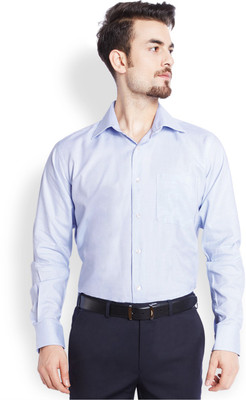 

Raymond Men's Solid Formal Blue Shirt